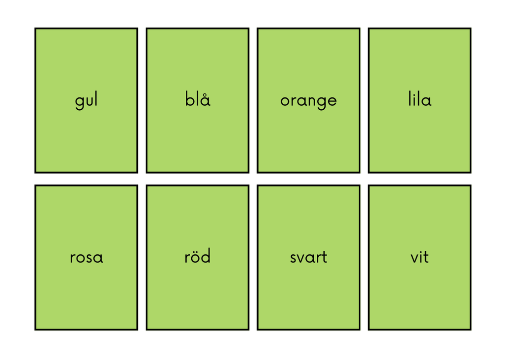 Säg ordet - Spel