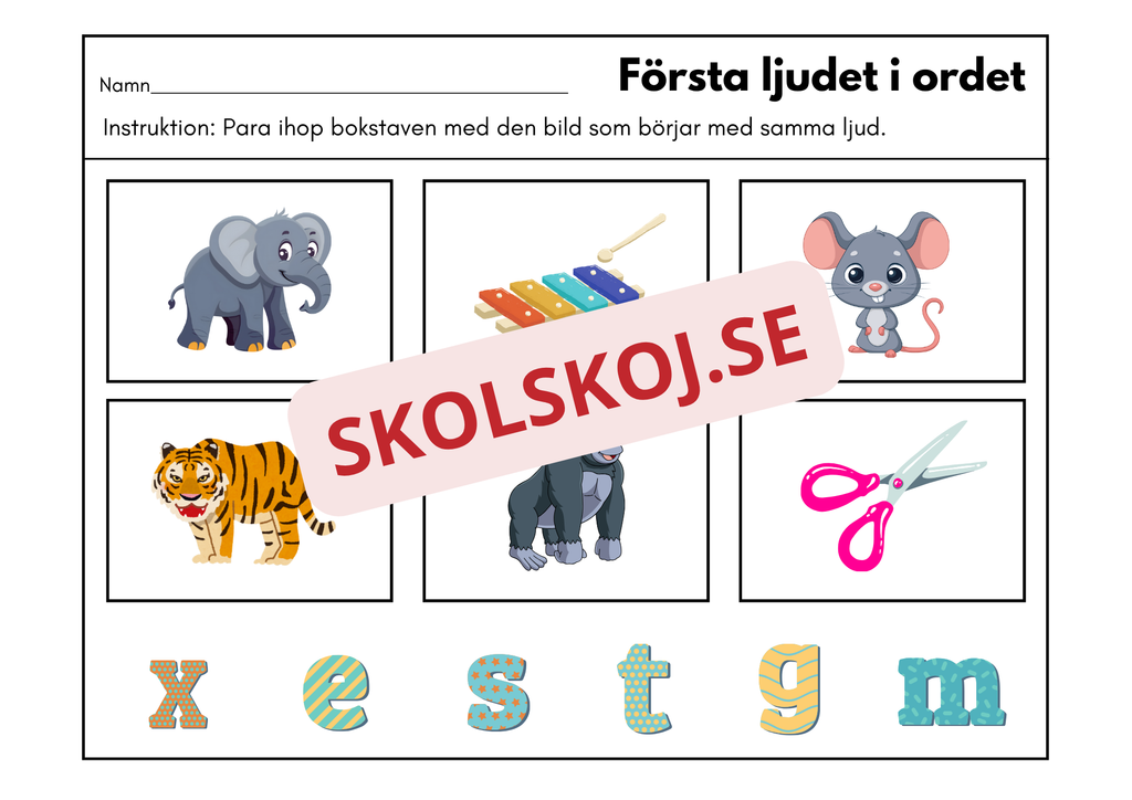 Första ljudet i ordet - Häfte