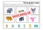 Första ljudet i ordet - Häfte