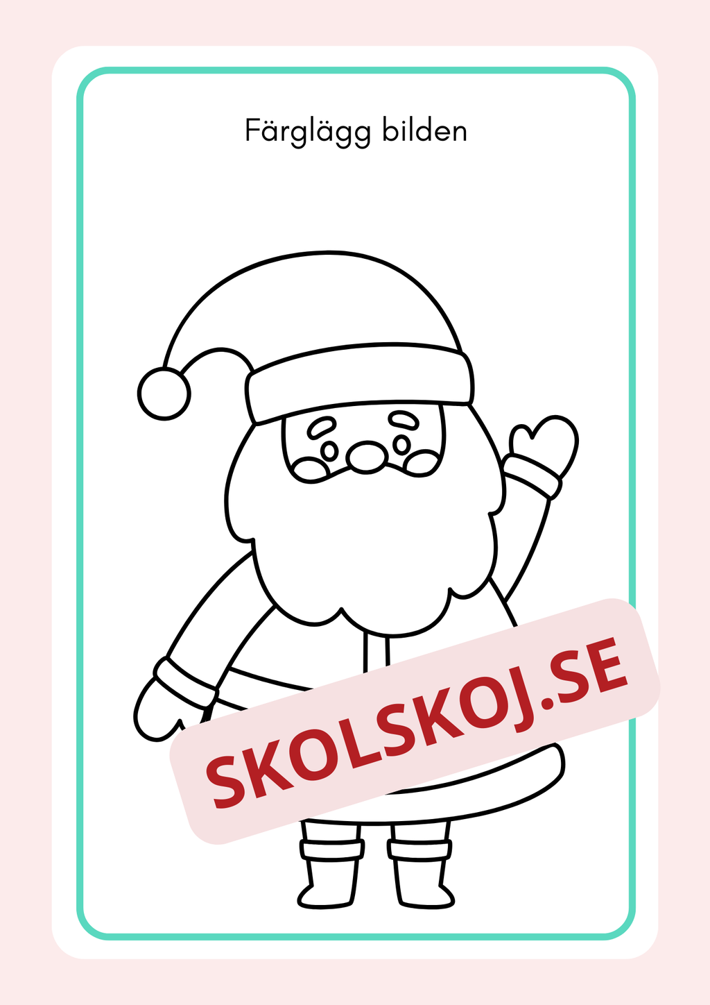 Jul igen - Målarbok