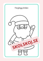 Jul igen - Målarbok