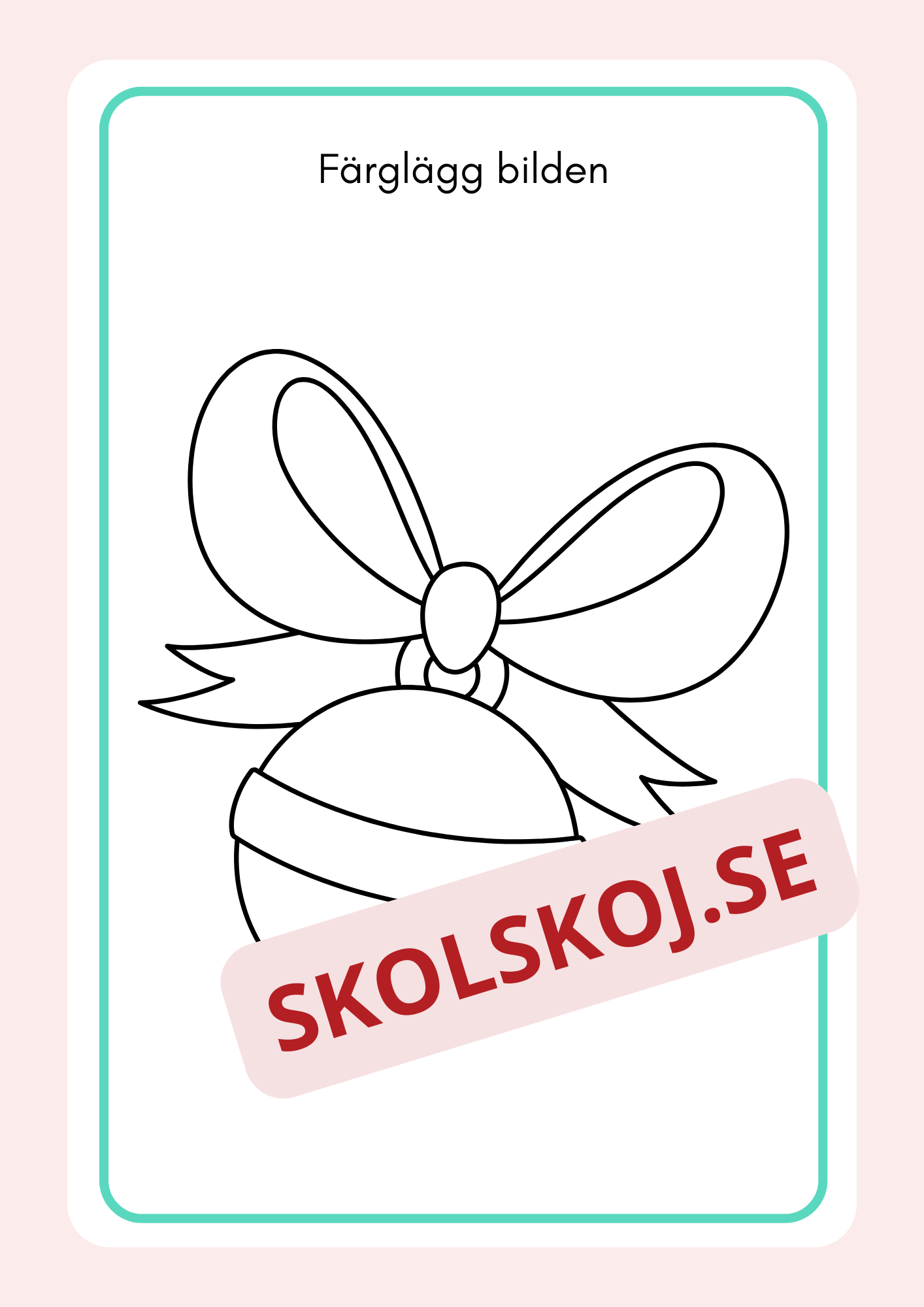 Jul igen - Målarbok