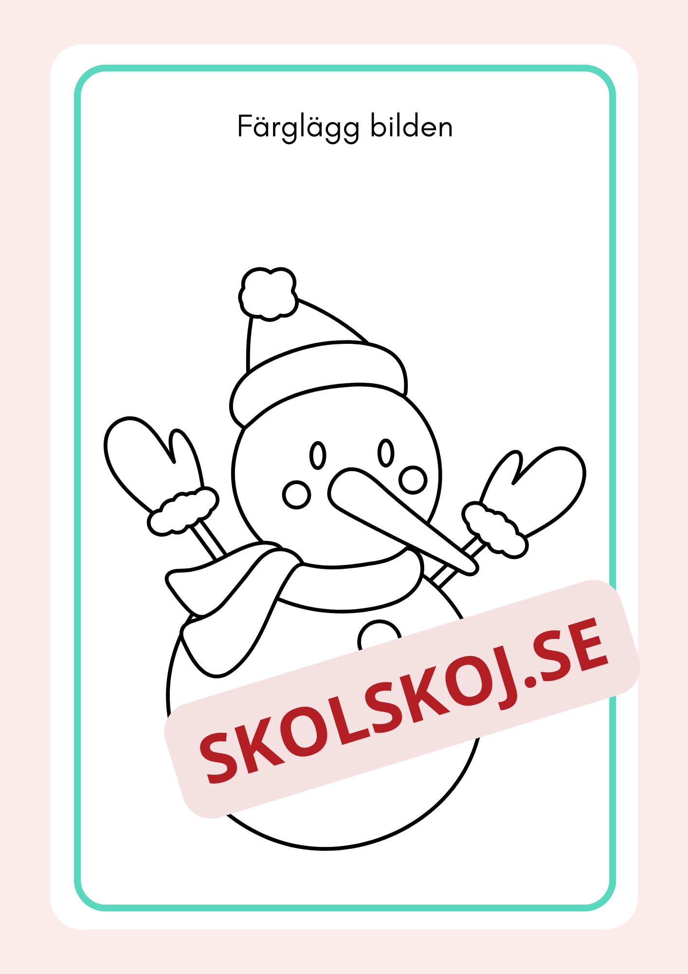 Jul igen - Målarbok