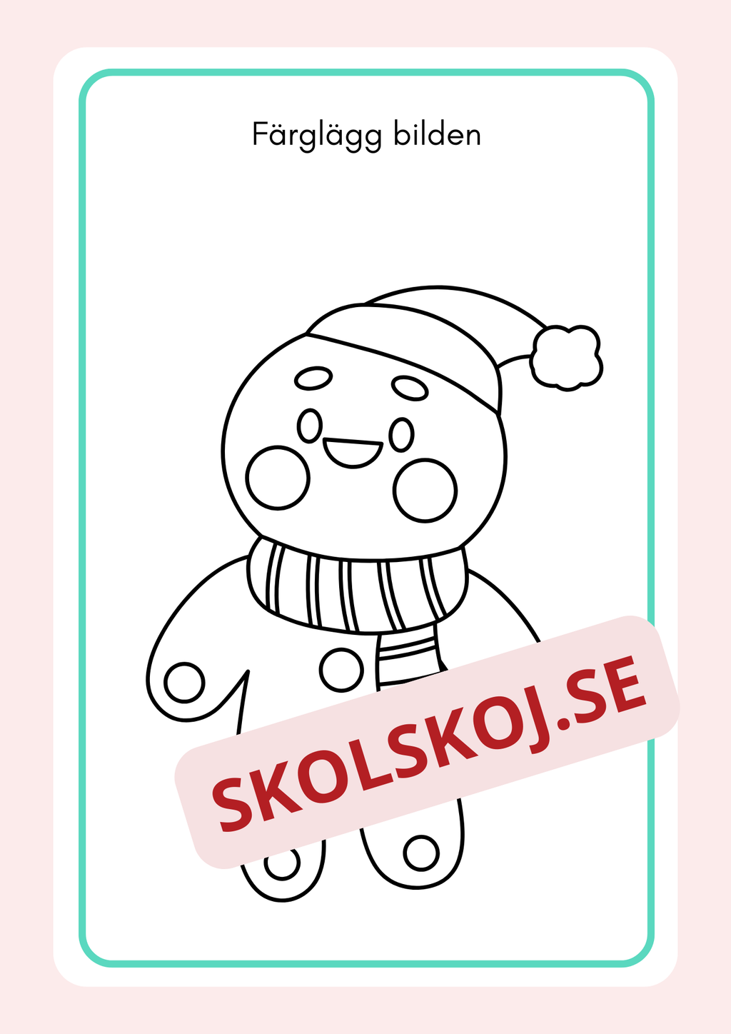 Jul igen - Målarbok