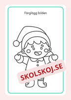 Jul igen - Målarbok