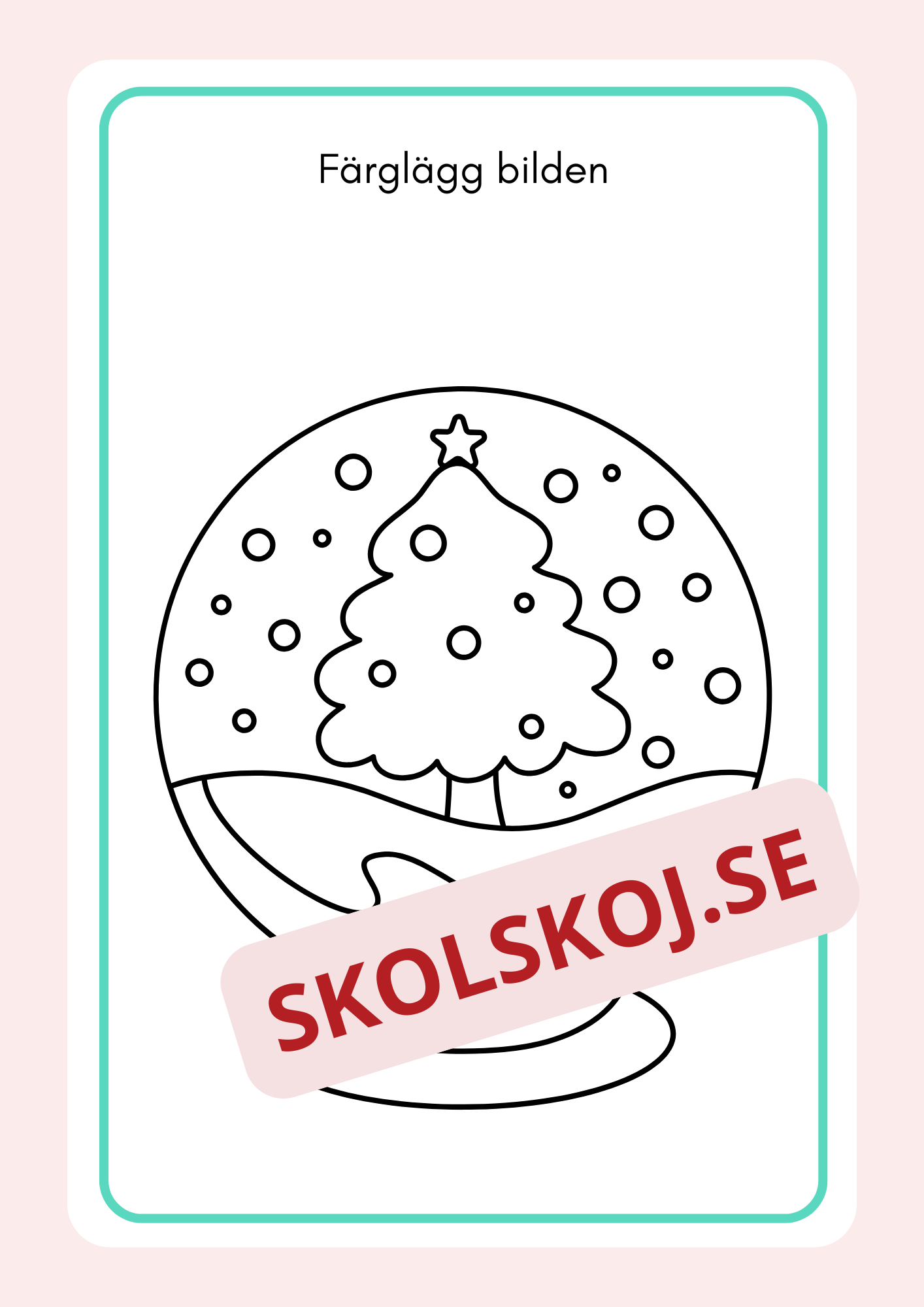 Jul igen - Målarbok