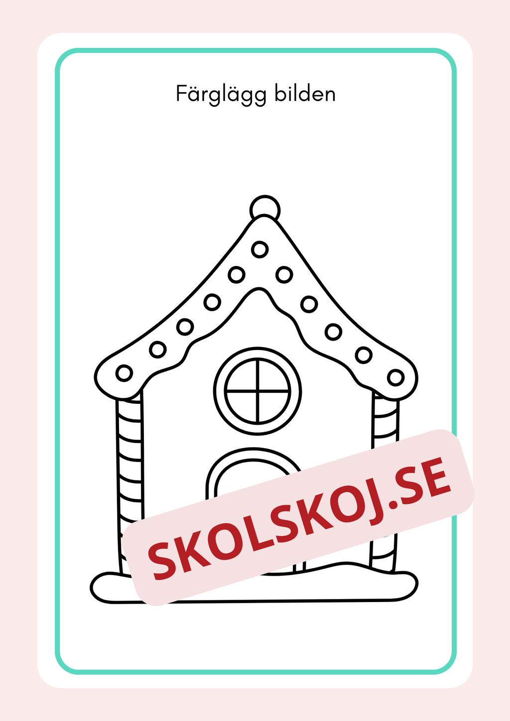 Jul igen - Målarbok