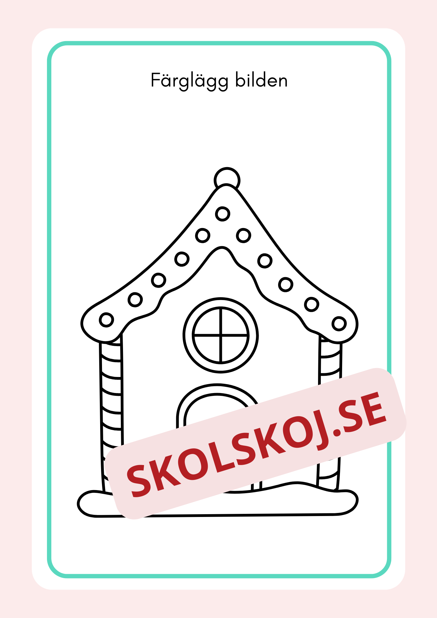 Jul igen - Målarbok
