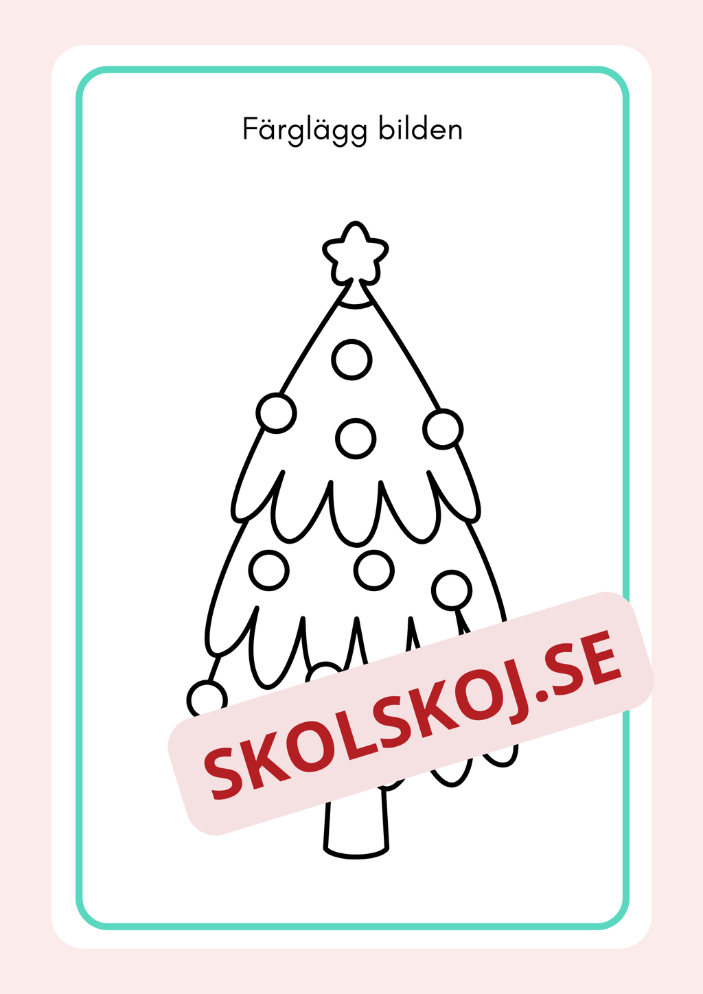 Jul igen - Målarbok