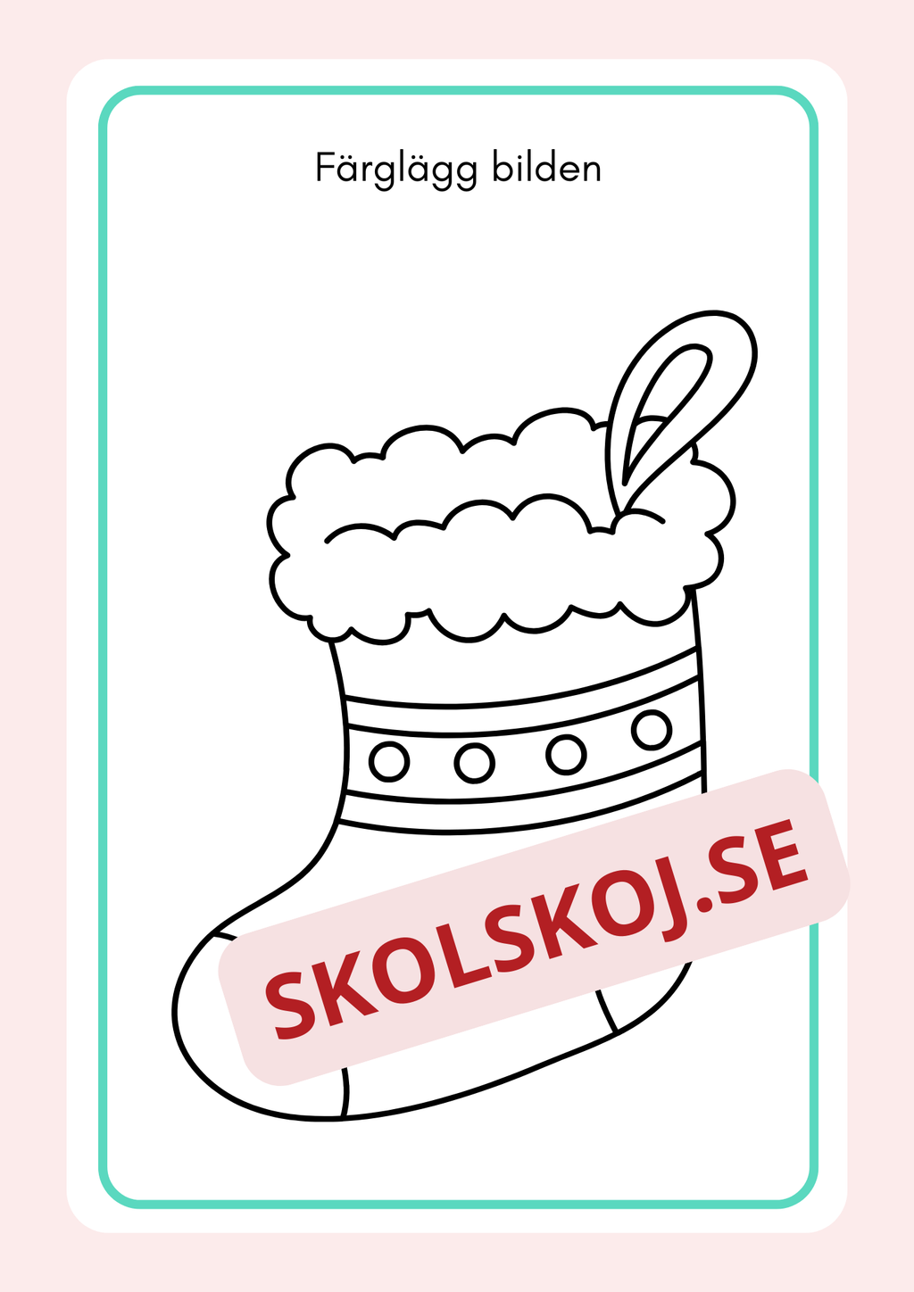 Jul igen - Målarbok