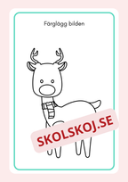 Jul igen - Målarbok