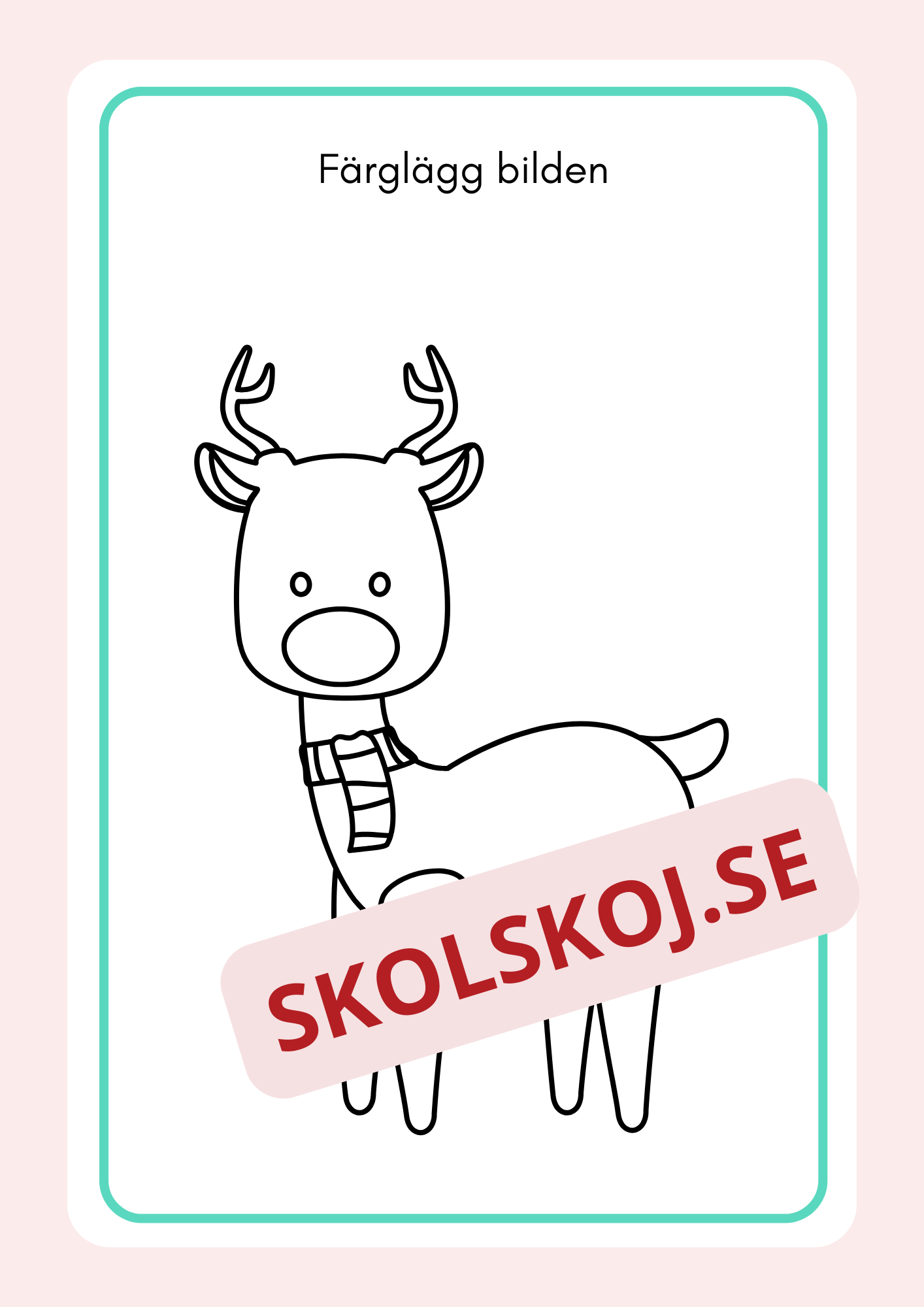Jul igen - Målarbok