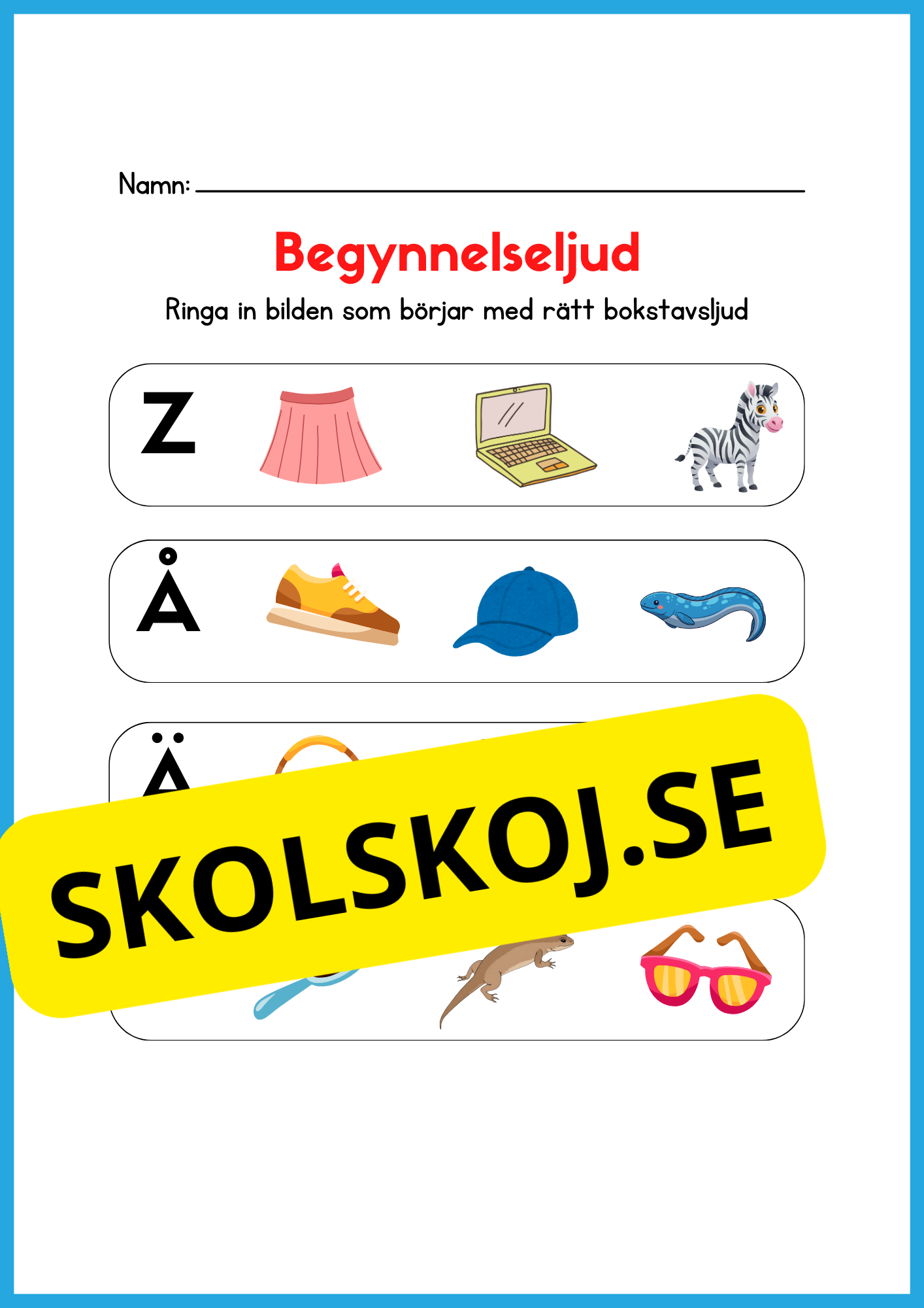 Begynnelseljud - Häfte