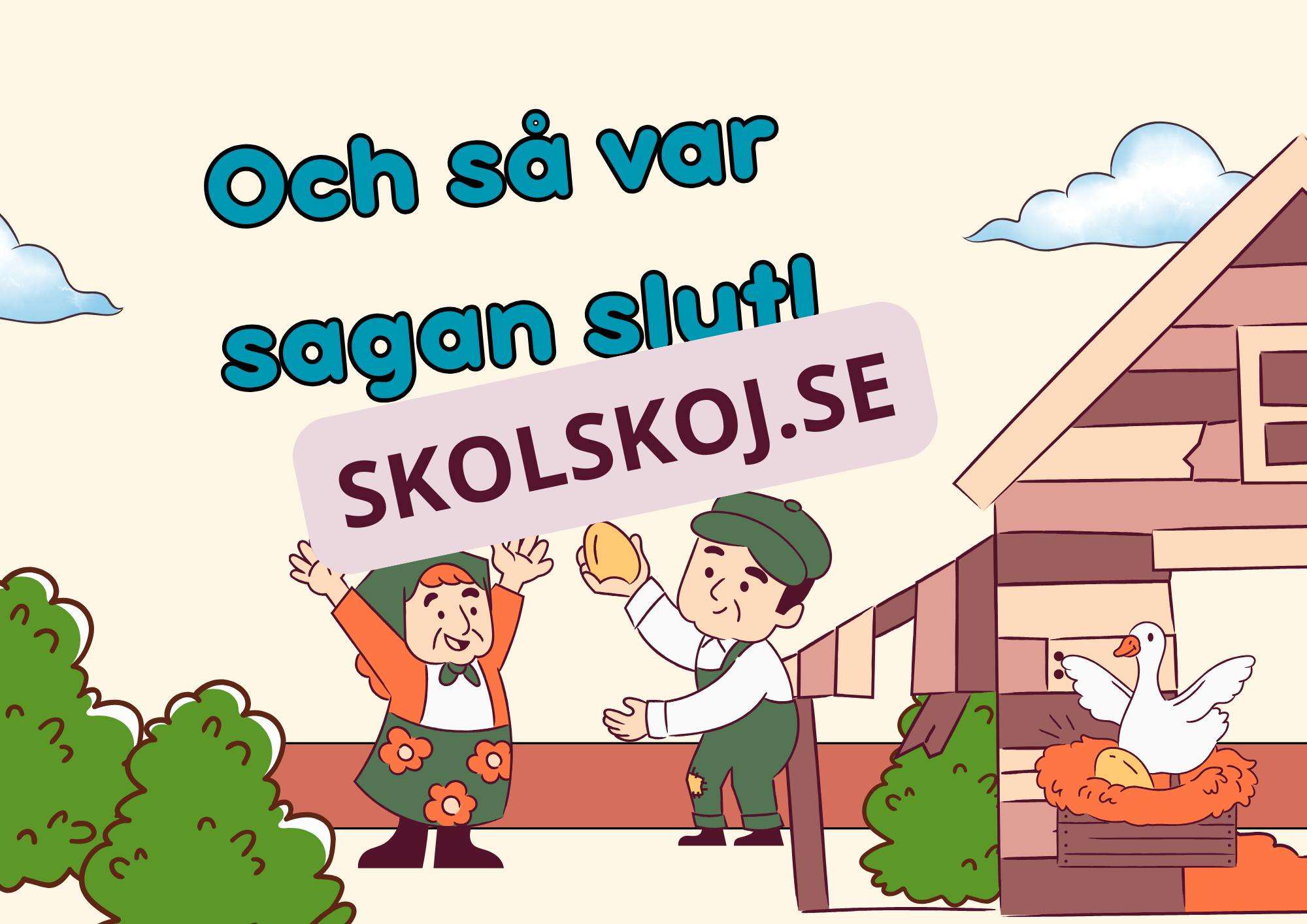 Gåsen och de gyllene äggen - Läsförståelse
