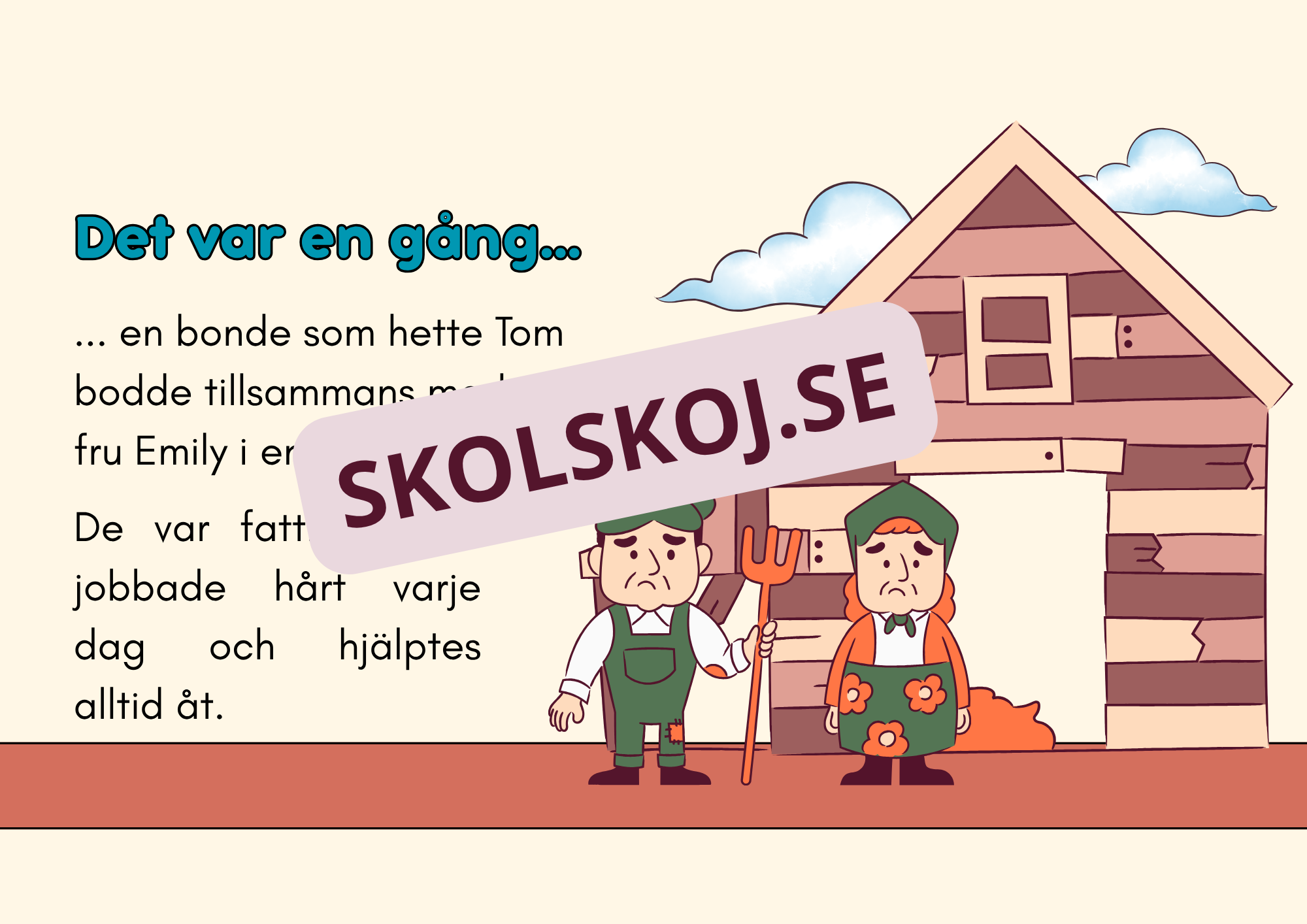 Gåsen och de gyllene äggen - Läsförståelse
