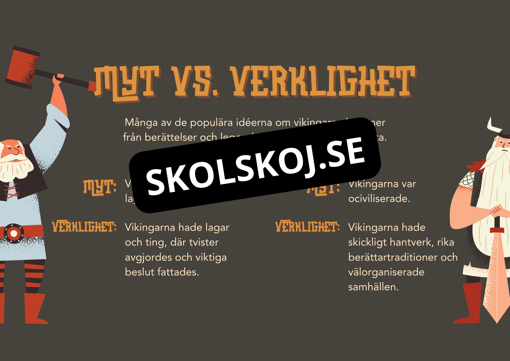 Vikingarna - Presentation + Exit tickets