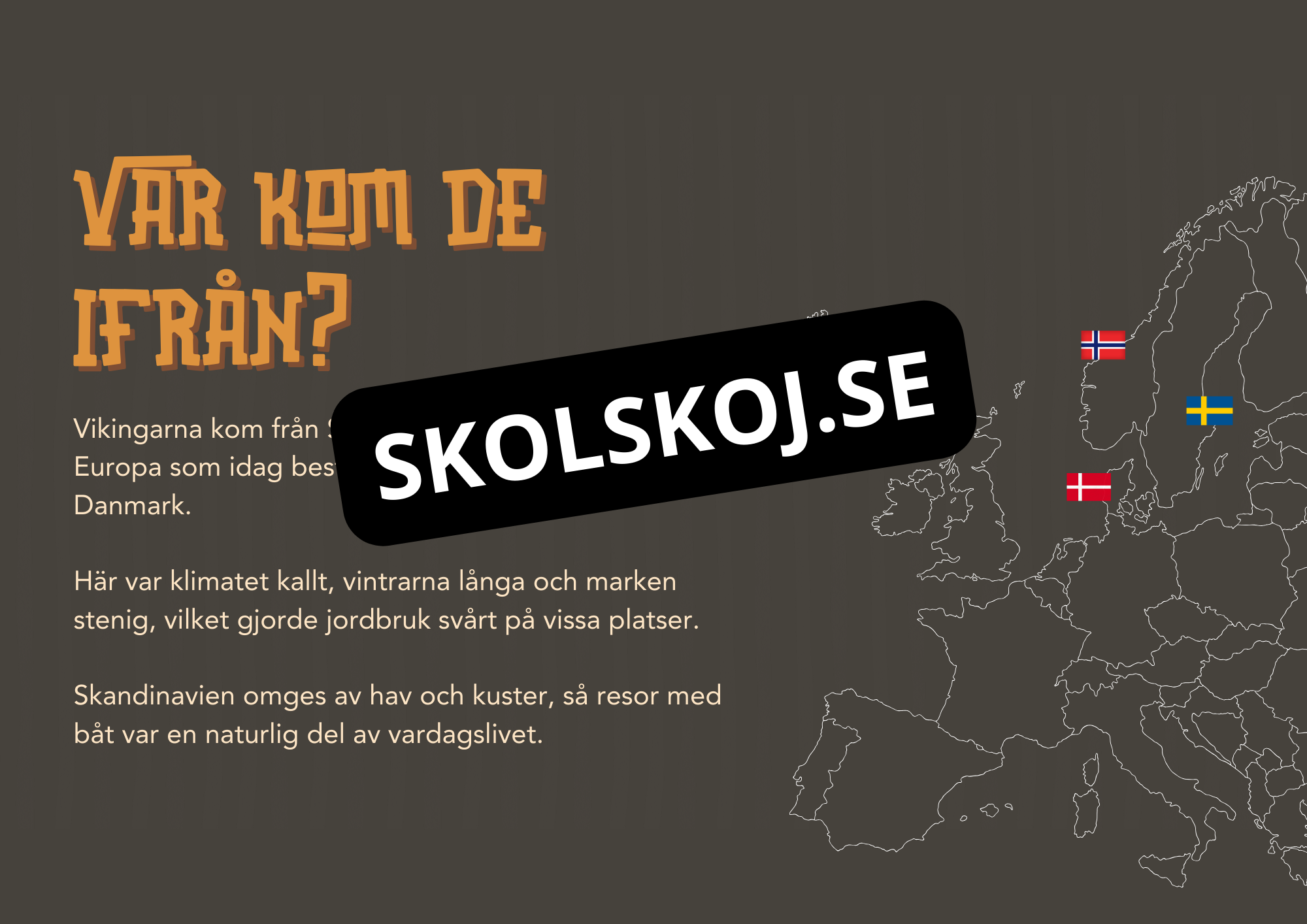 Vikingarna - Presentation + Exit tickets
