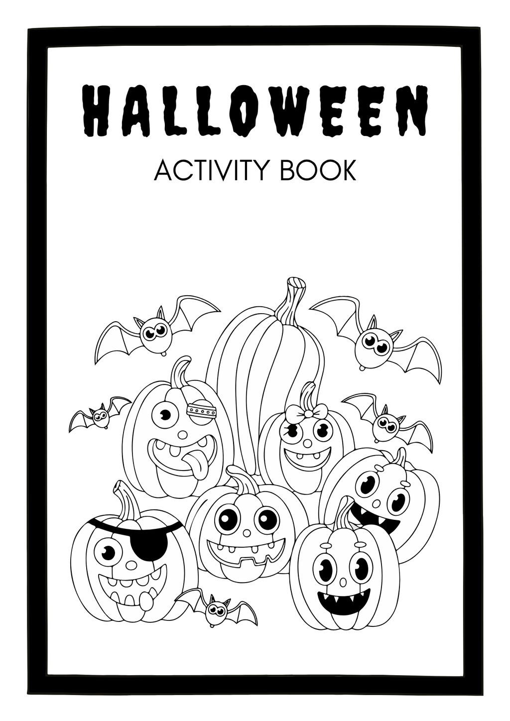 Spooky Halloween - Activity book - Engelska