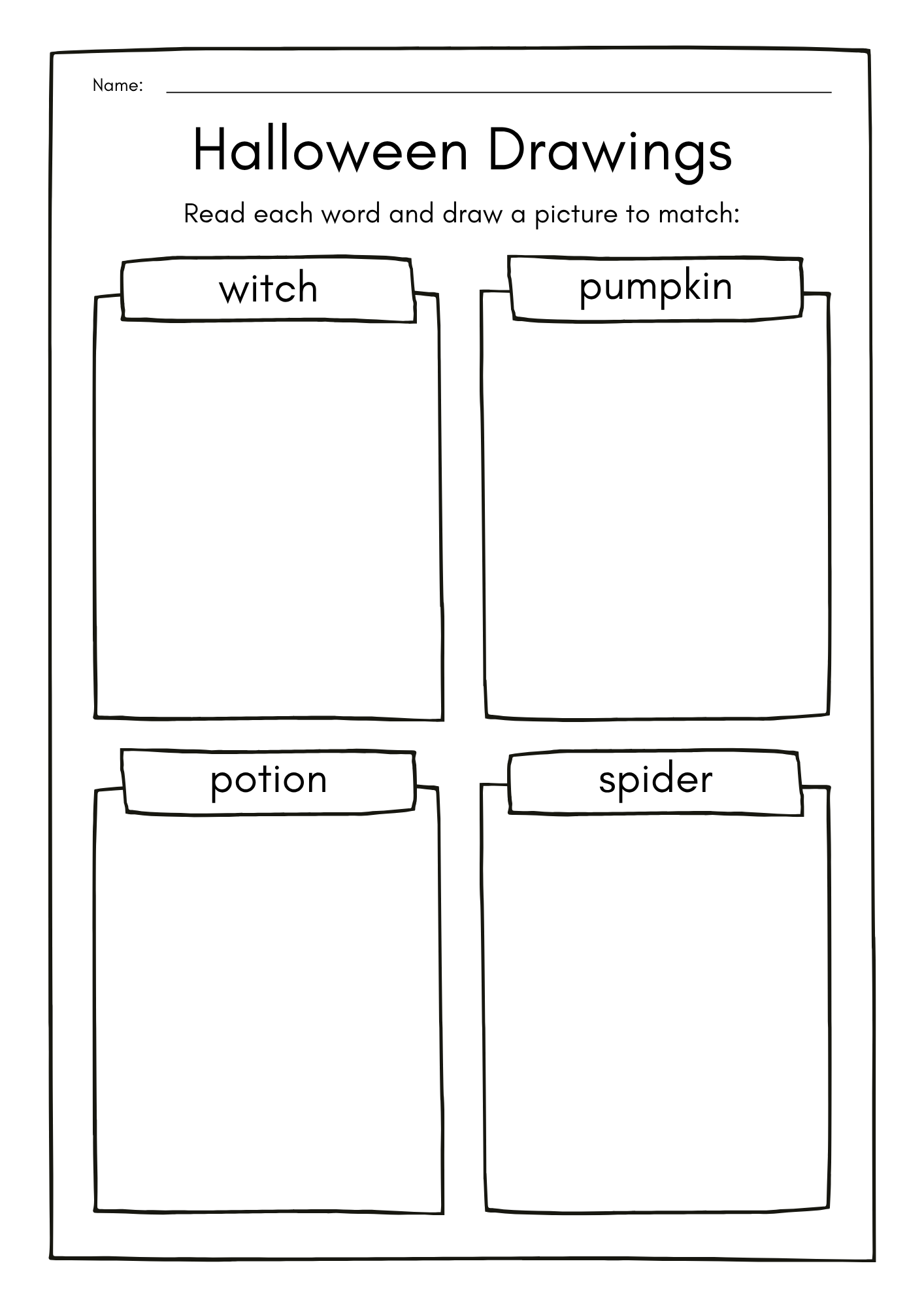 Spooky Halloween - Activity book - Engelska
