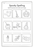 Spooky Halloween - Activity book - Engelska