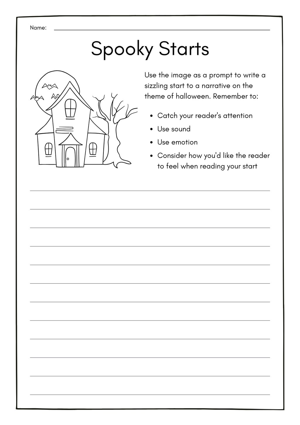 Spooky Halloween - Activity book - Engelska
