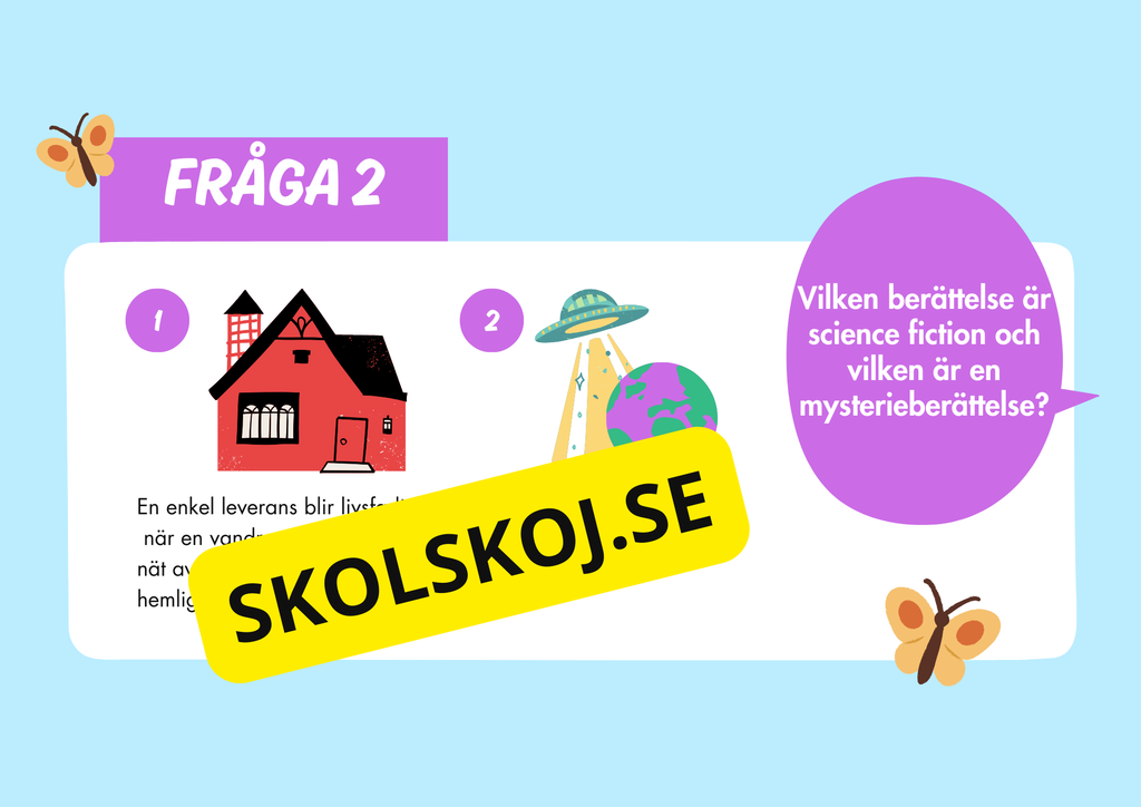 Bokgenrer - Presentation - Uppgifter