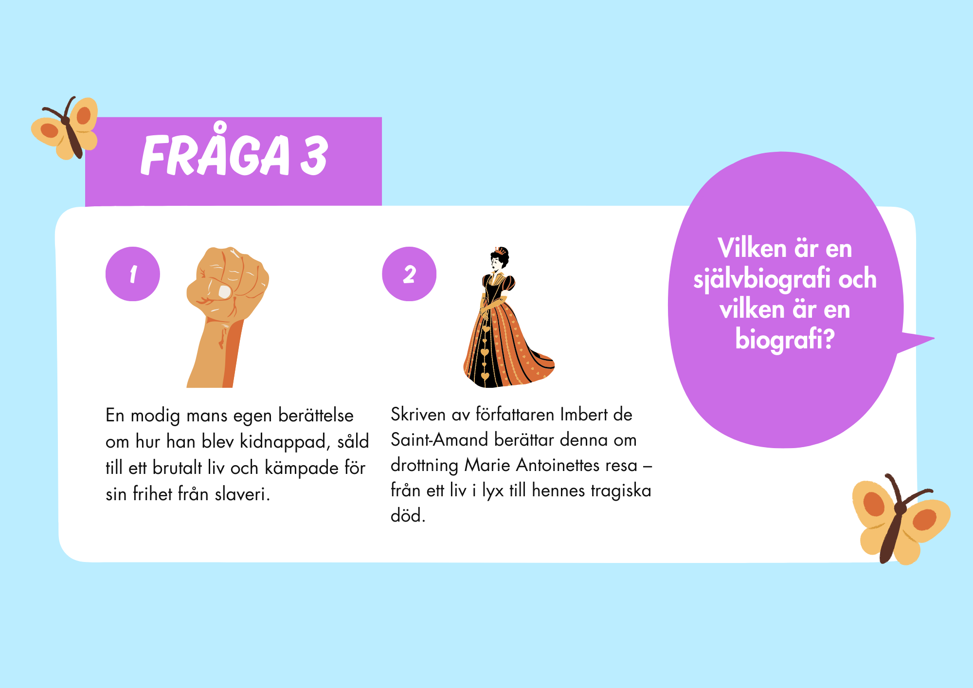 Bokgenrer - Presentation - Uppgifter