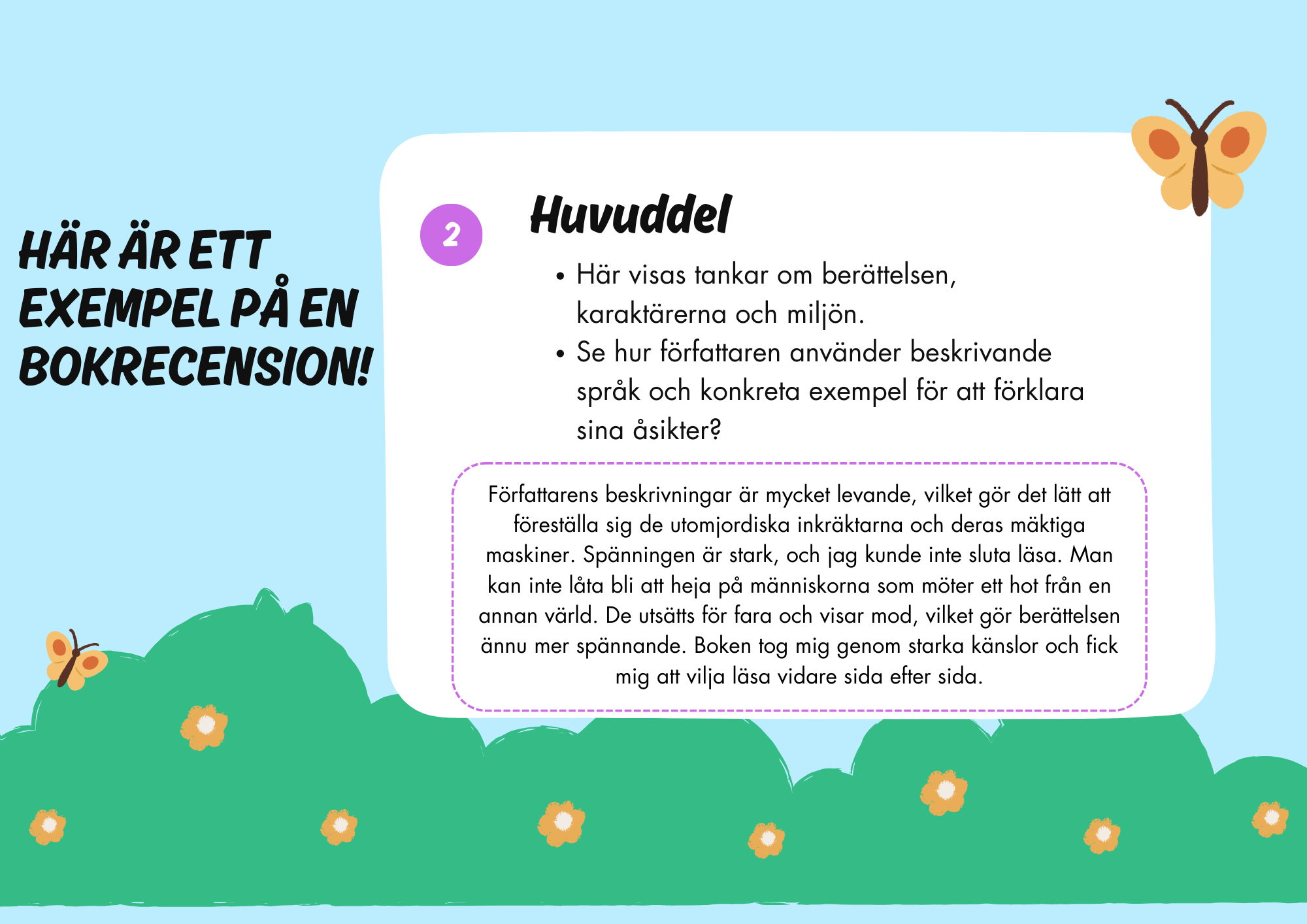 Bokgenrer - Presentation - Uppgifter