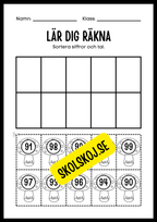 Lär dig räkna 0 - 100