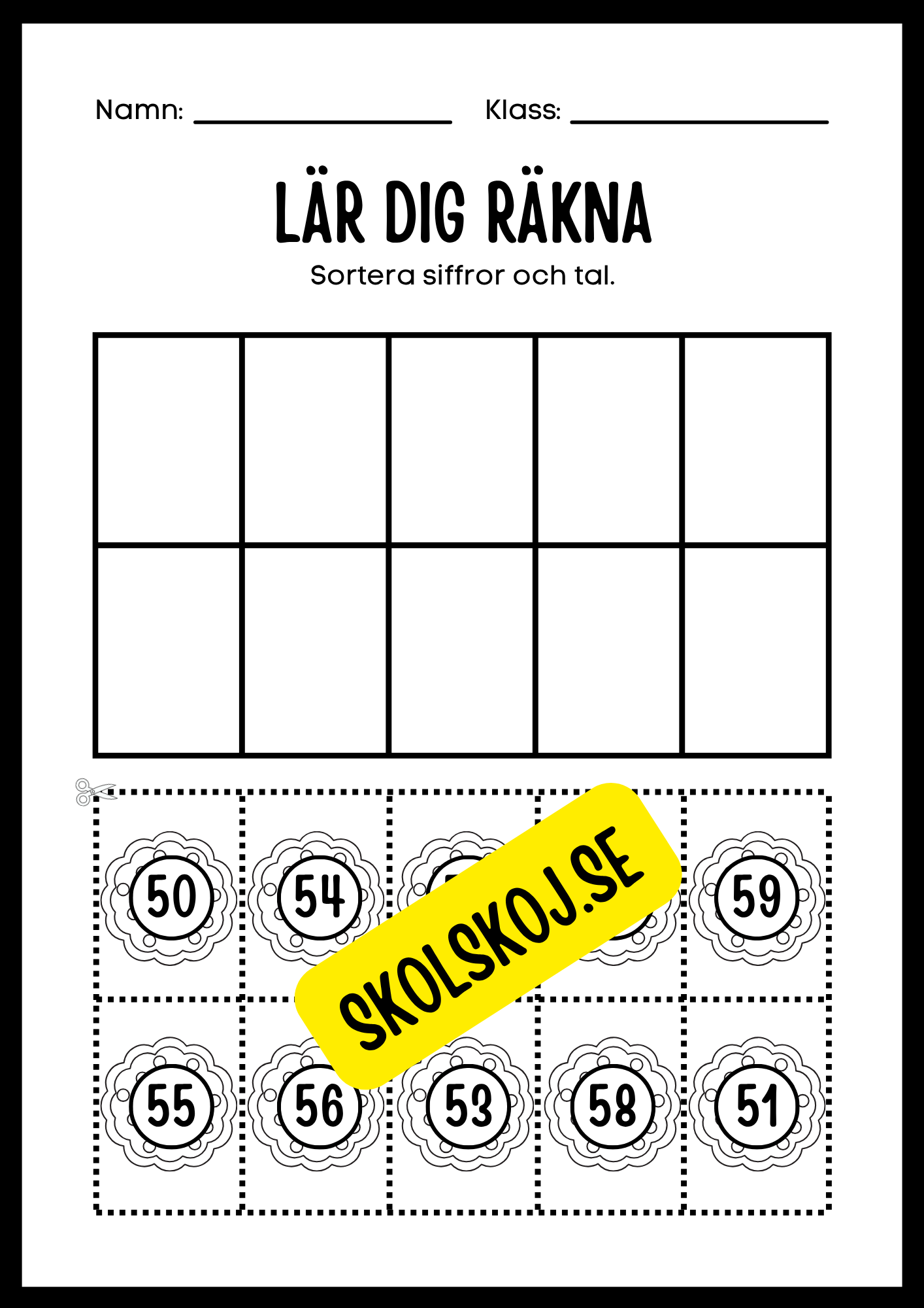Lär dig räkna 0 - 100