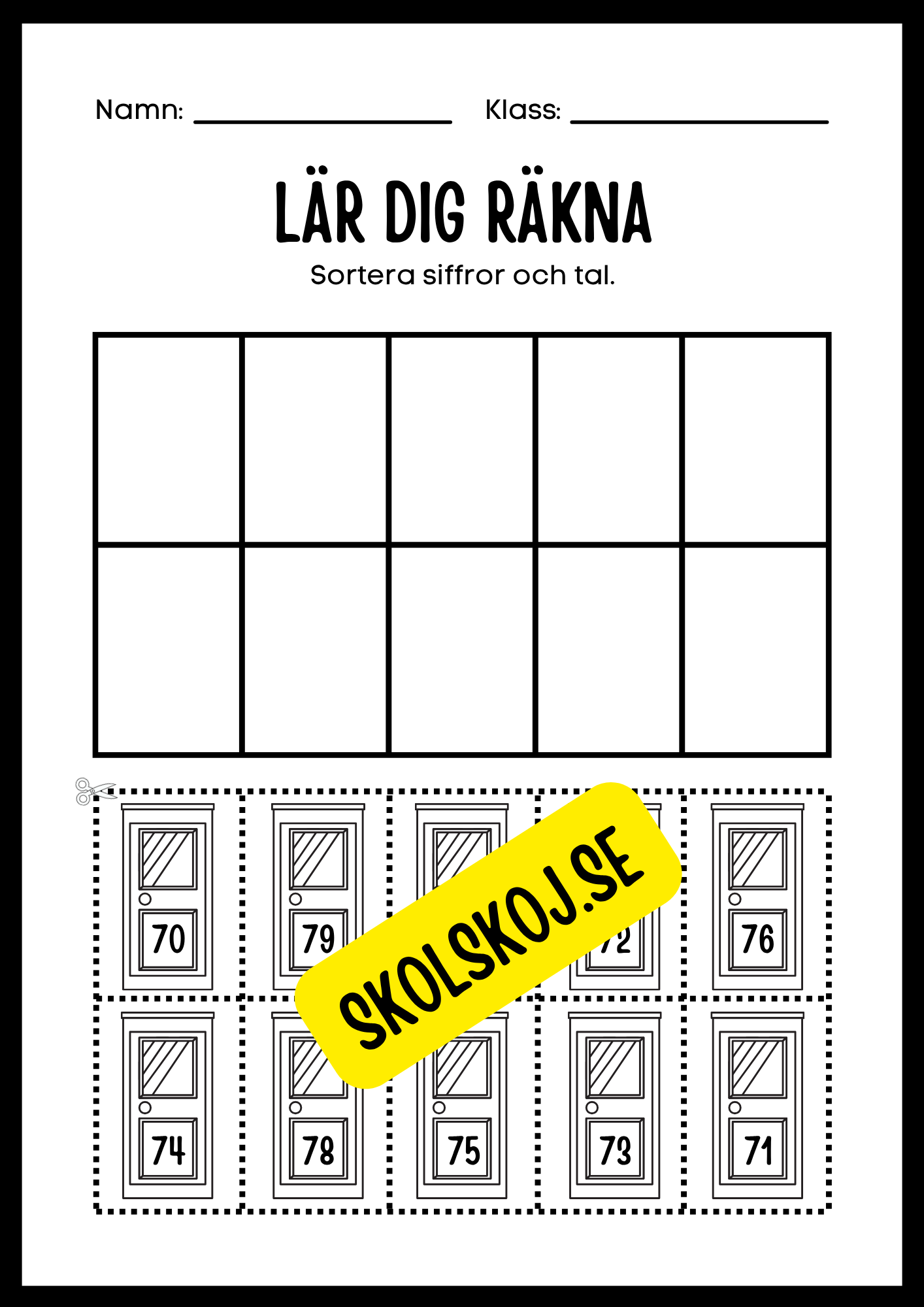 Lär dig räkna 0 - 100