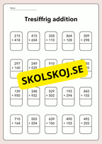Plusskoj med siffror