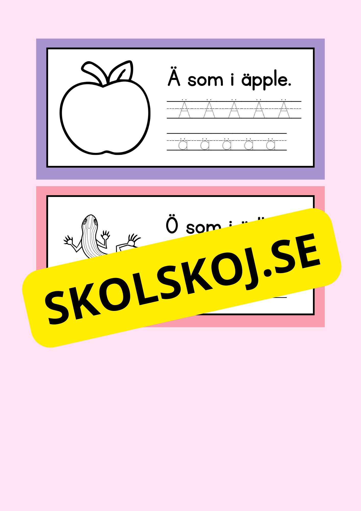 Jag lär mig alfabetet - Häfte