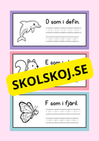 Jag lär mig alfabetet - Häfte