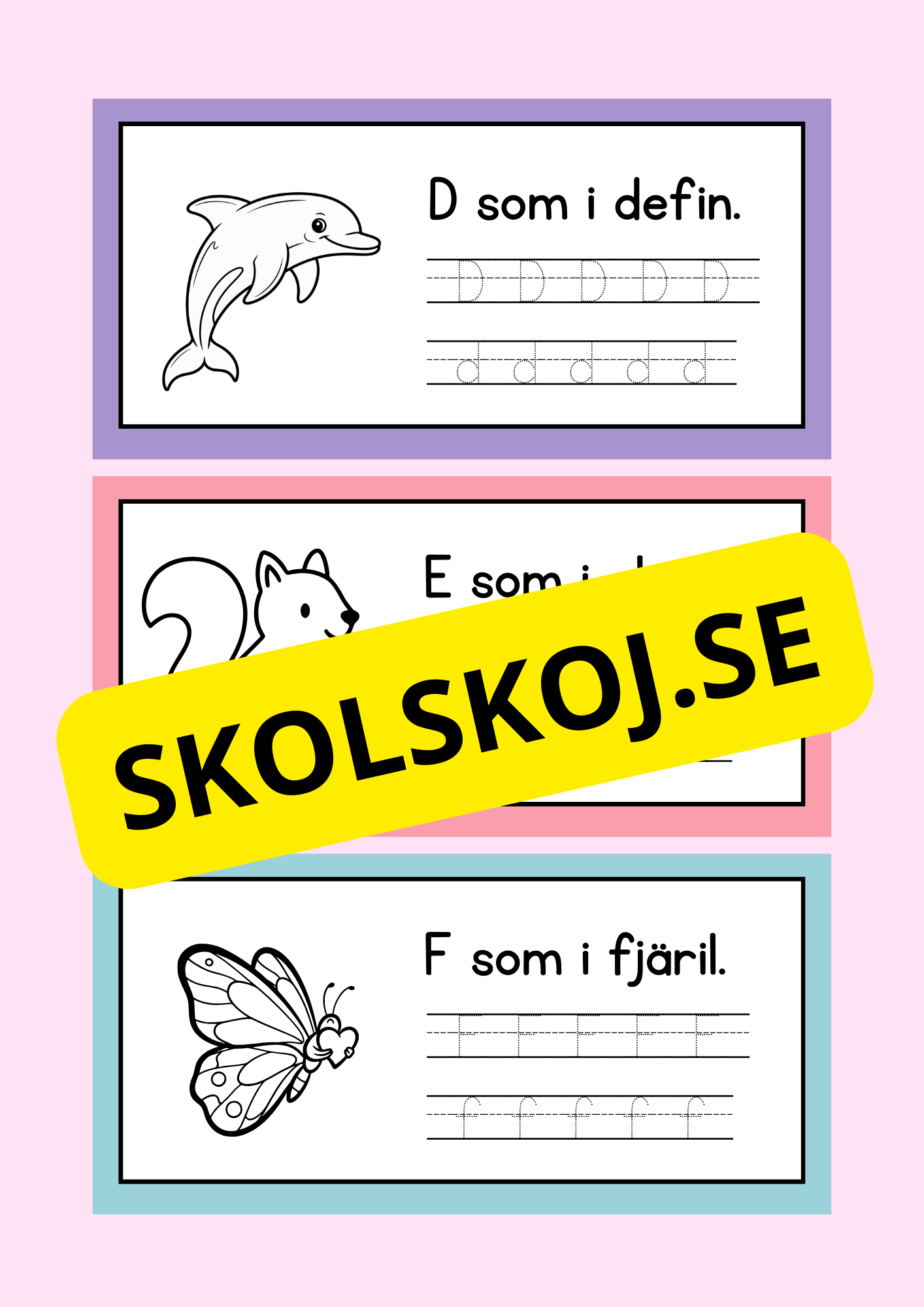 Jag lär mig alfabetet - Häfte