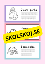 Jag lär mig alfabetet - Häfte