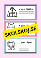 Jag lär mig alfabetet - Häfte