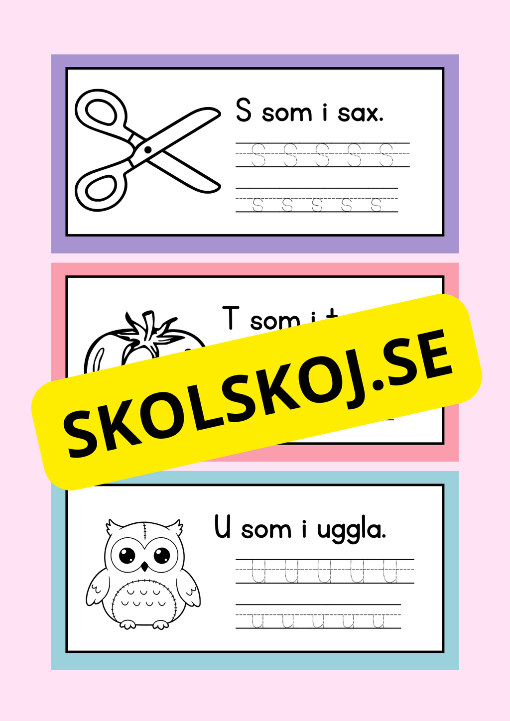 Jag lär mig alfabetet - Häfte
