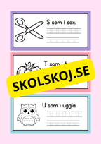 Jag lär mig alfabetet - Häfte
