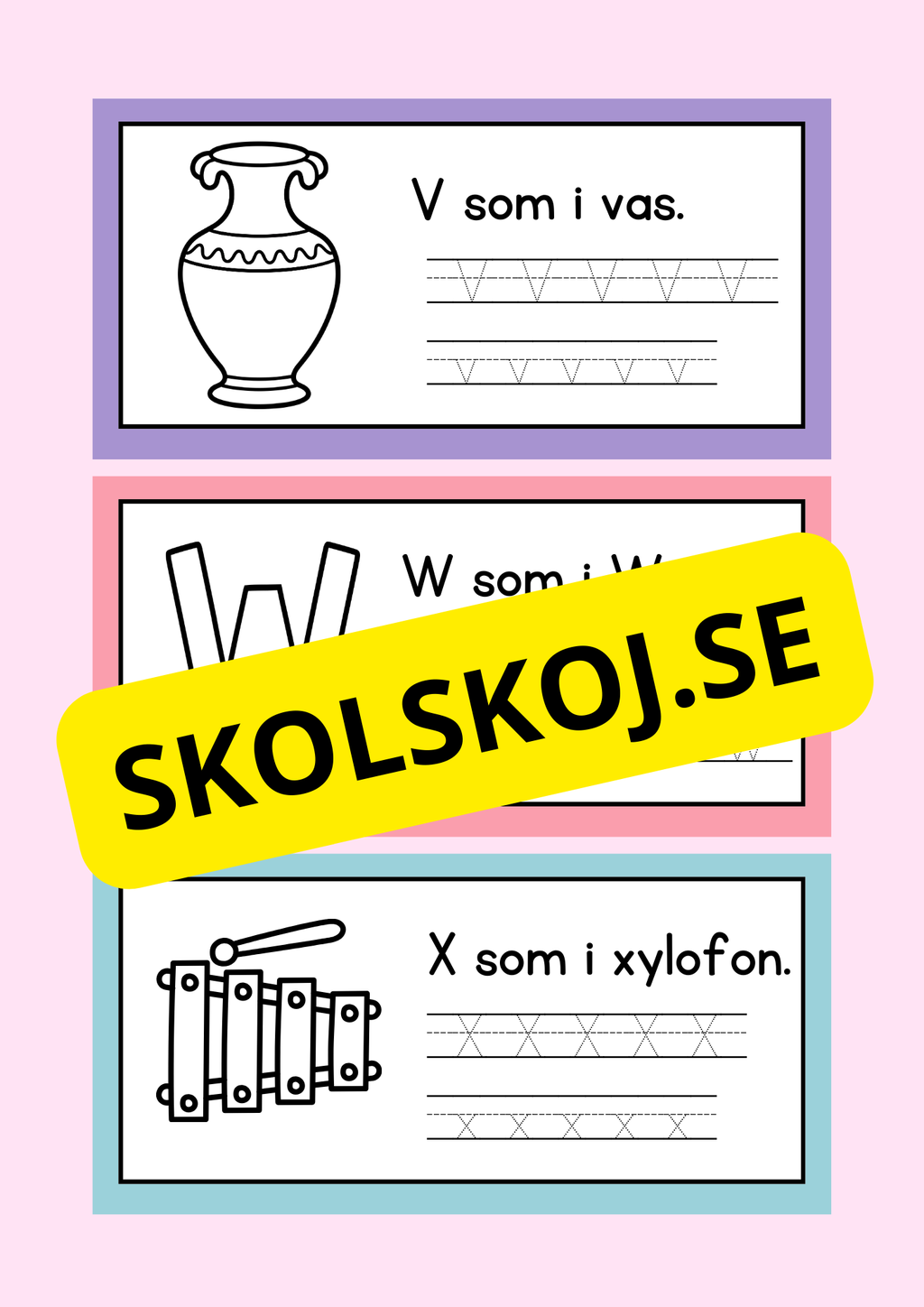 Jag lär mig alfabetet - Häfte