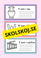 Jag lär mig alfabetet - Häfte