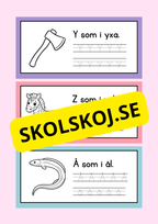 Jag lär mig alfabetet - Häfte