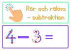Rör och räkna – Subtraktion