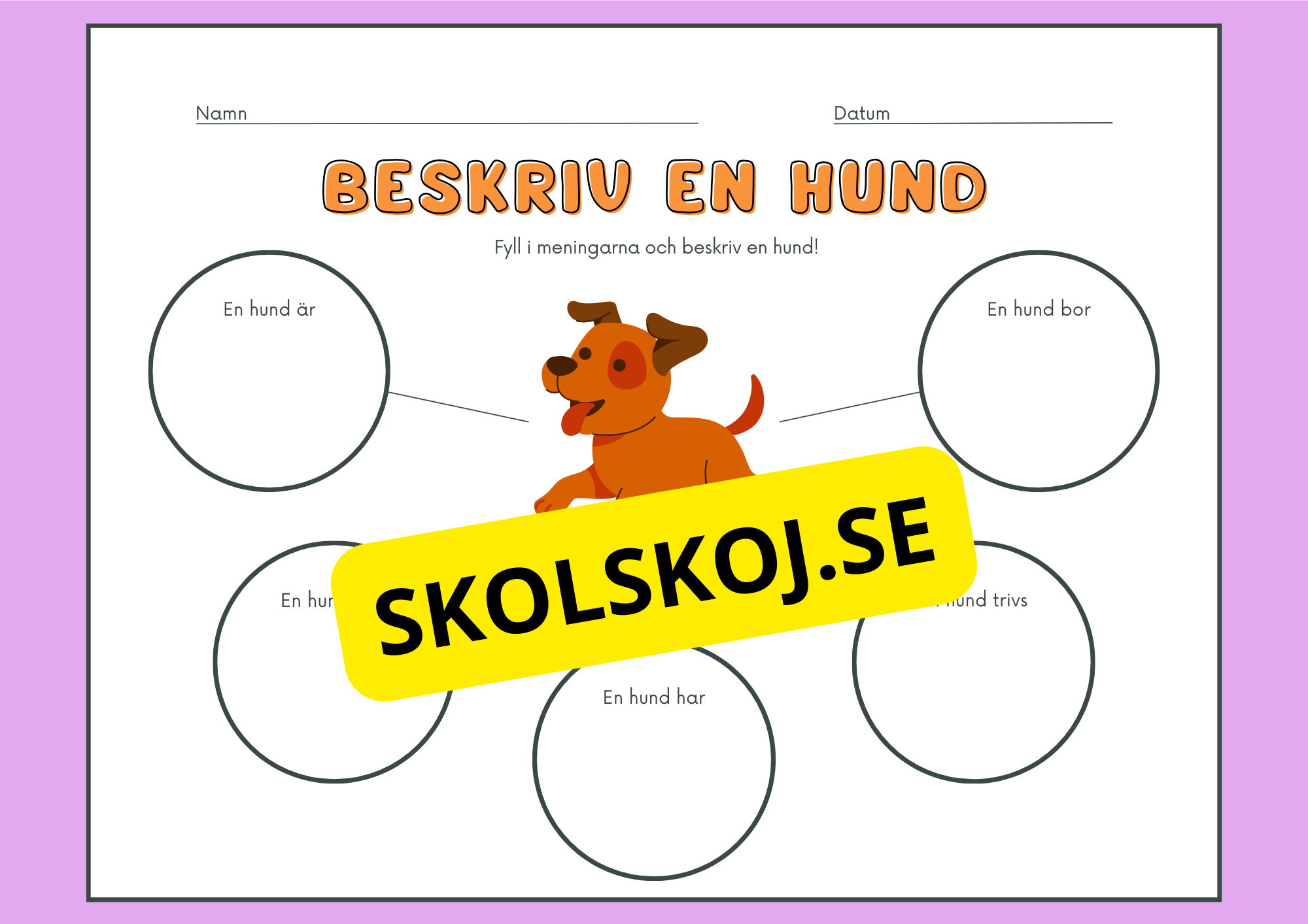 Beskriv djuren