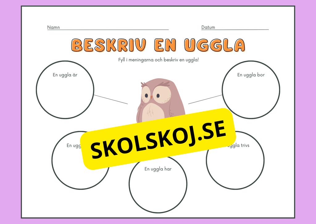 Beskriv djuren