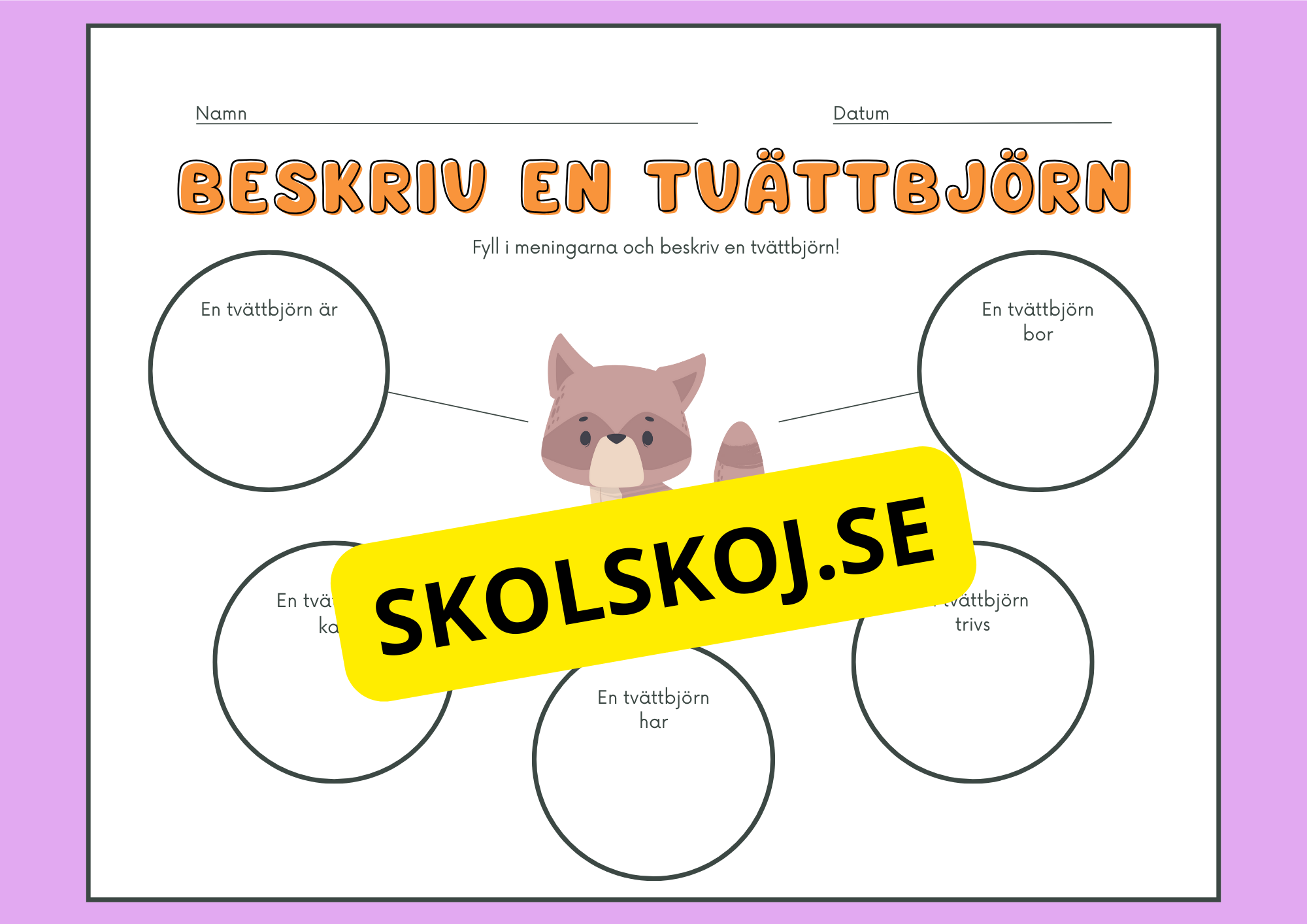 Beskriv djuren
