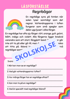 Läsförståelse - Häfte - Årskurs 2 - 3