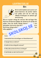 Läsförståelse - Häfte - Årskurs 2 - 3