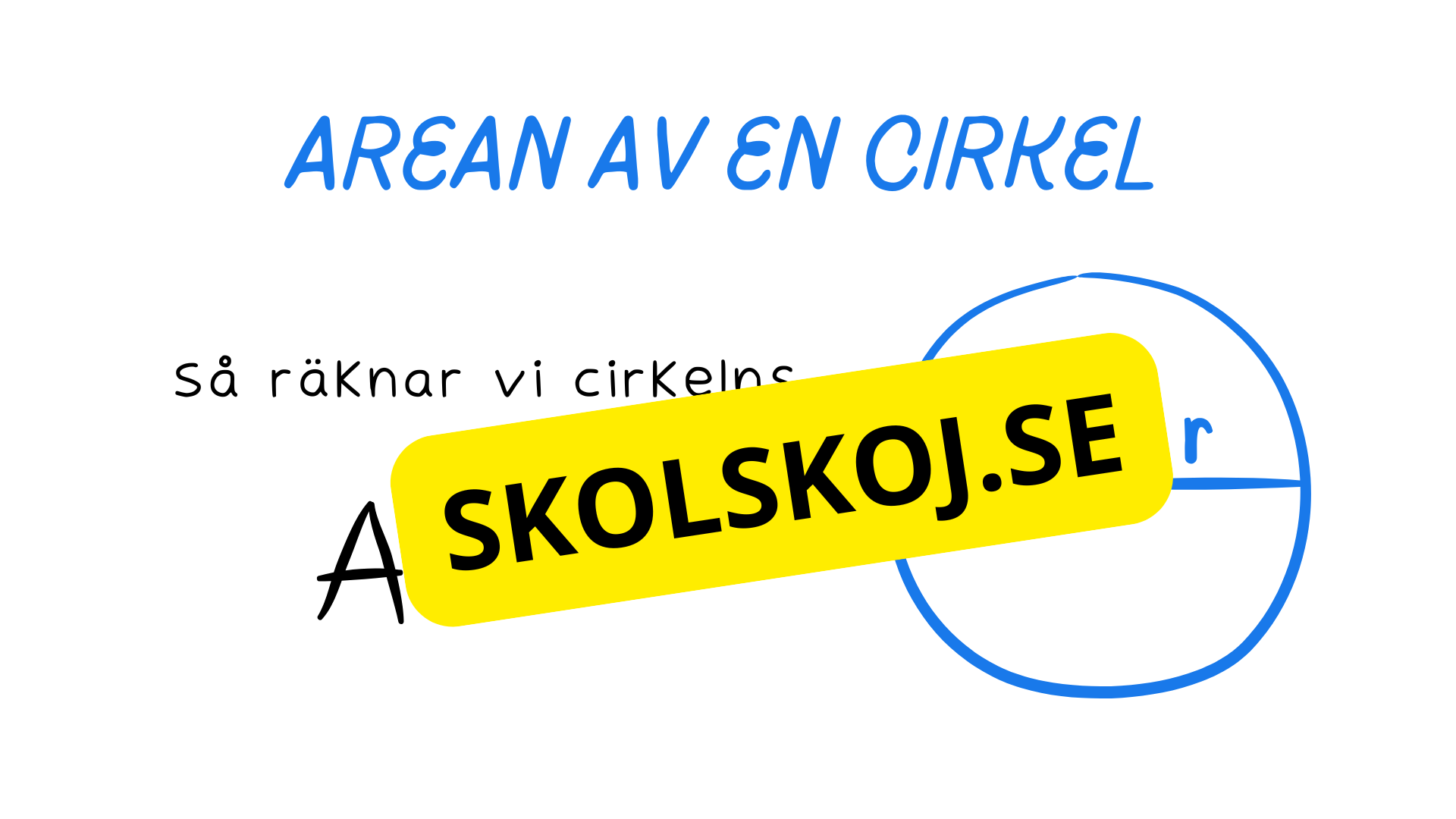 Allt om cirklar - Presentation och uppgifter + facit