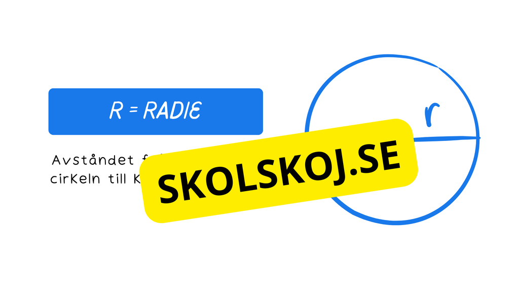 Allt om cirklar - Presentation och uppgifter + facit